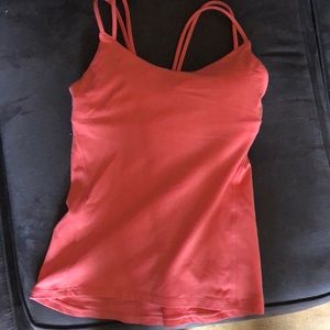 Lululemon tank with bra in it